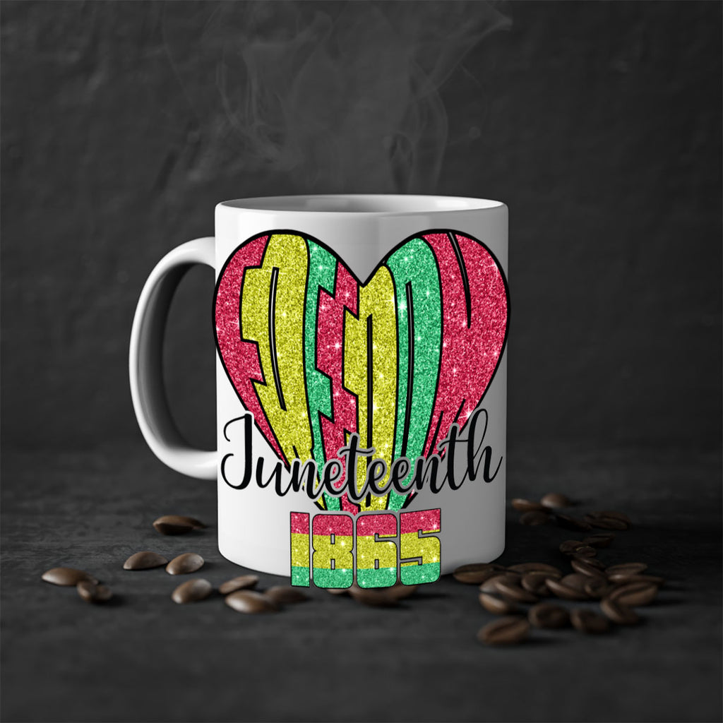 Juneteenth Since 1865 Heart 20#- juneteenth-Mug / Coffee Cup