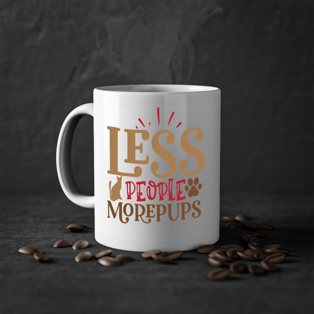 Less People More Pups Style 18#- cat-Mug / Coffee Cup