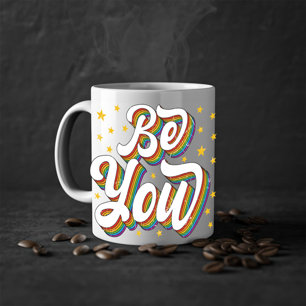 Lgbtq Be You Gay Pride Lgbt Ally Rainbow 31#- lgbt-Mug / Coffee Cup