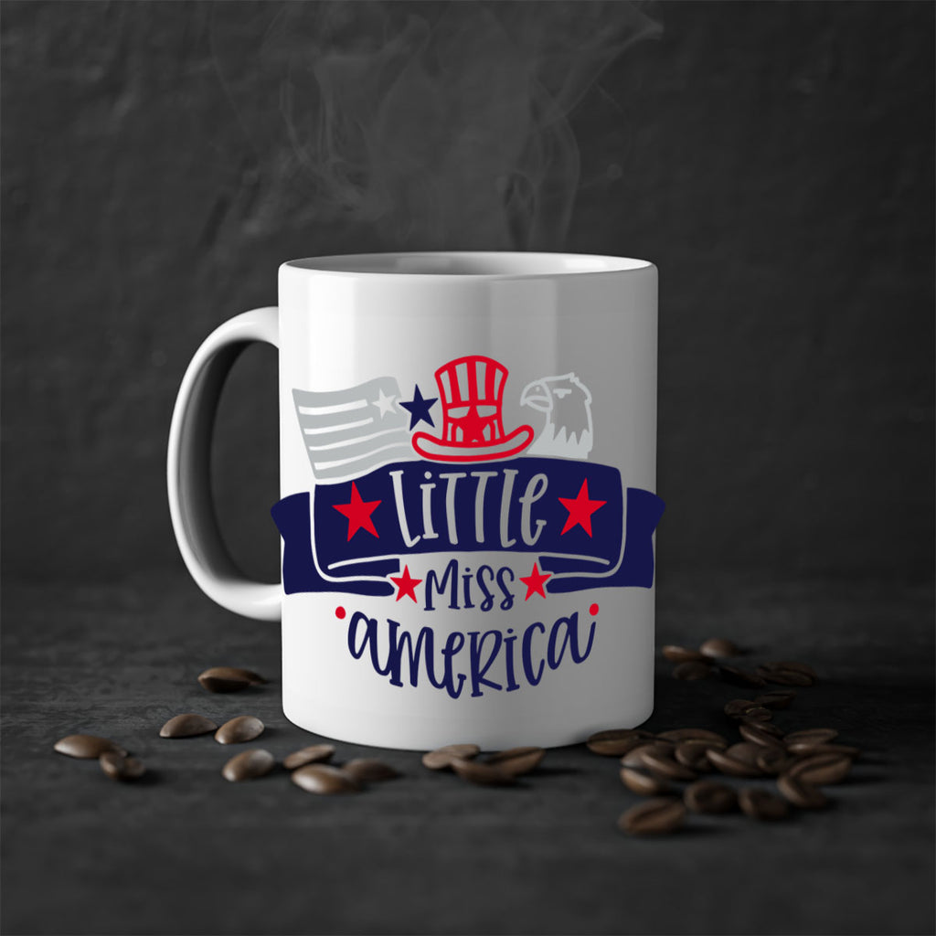 Little Miss America Style 162#- 4th Of July-Mug / Coffee Cup
