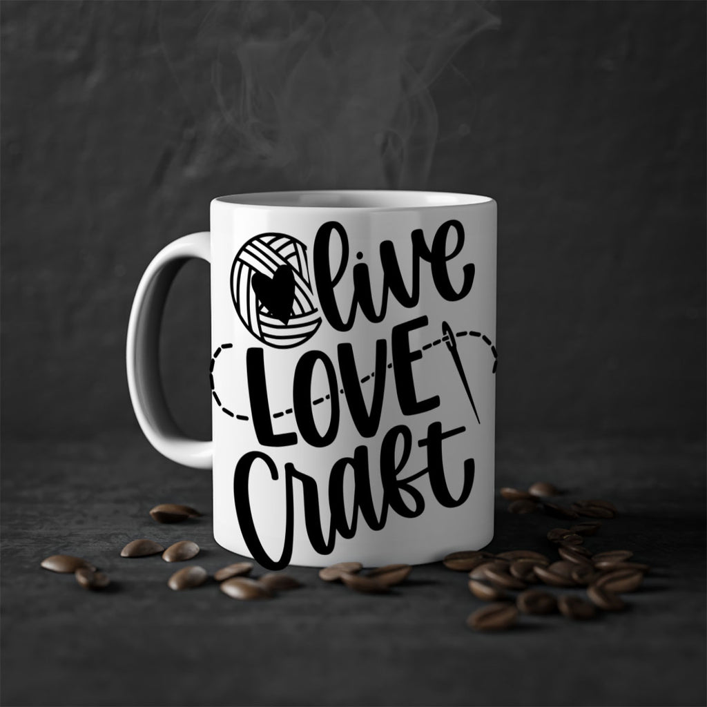 Live Love Craft 15#- crafting-Mug / Coffee Cup