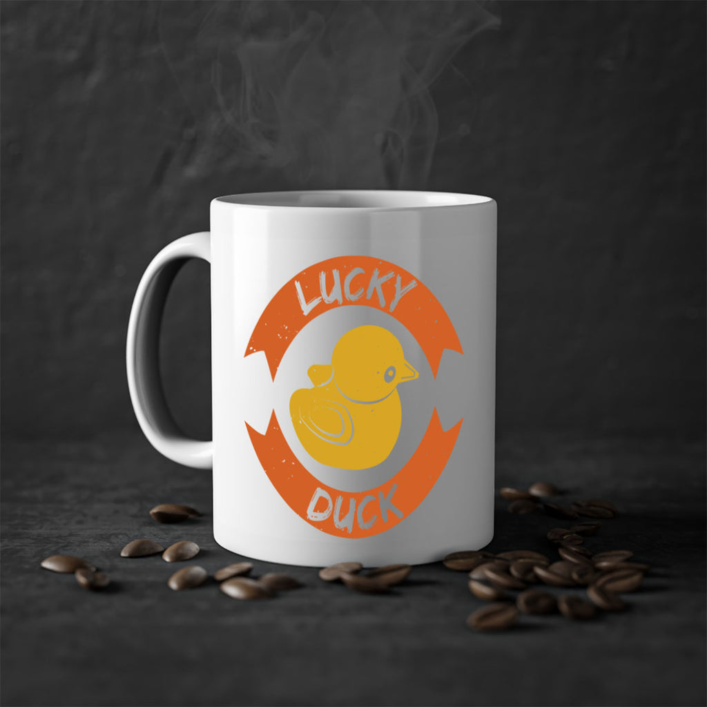 Lucky Duck Style 27#- duck-Mug / Coffee Cup