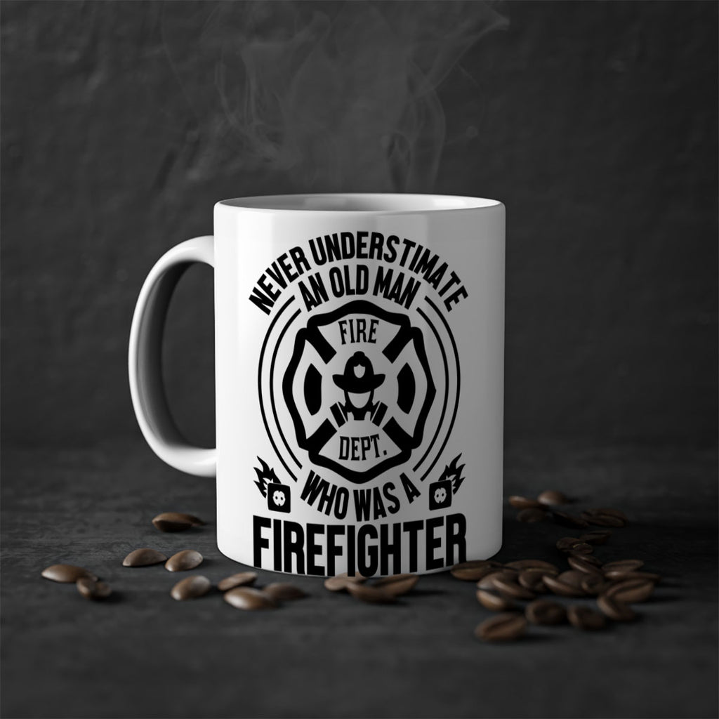 Never understimate Style 48#- fire fighter-Mug / Coffee Cup