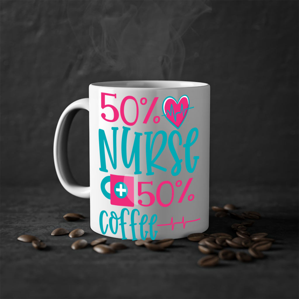 Percent Nurse Percent Coffee Style 395#- nurse-Mug / Coffee Cup