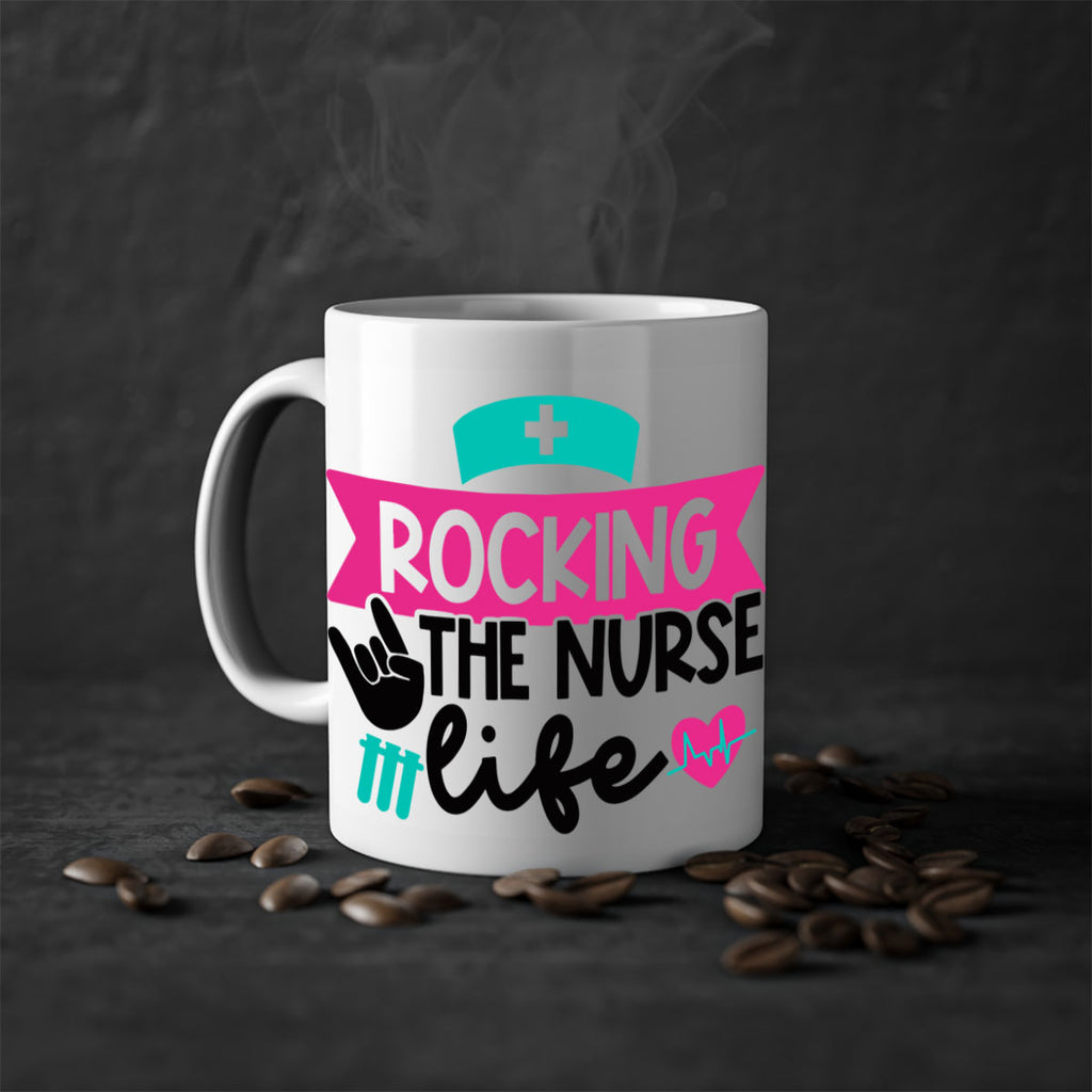 Rocking The Nurse Life Style Style 54#- nurse-Mug / Coffee Cup