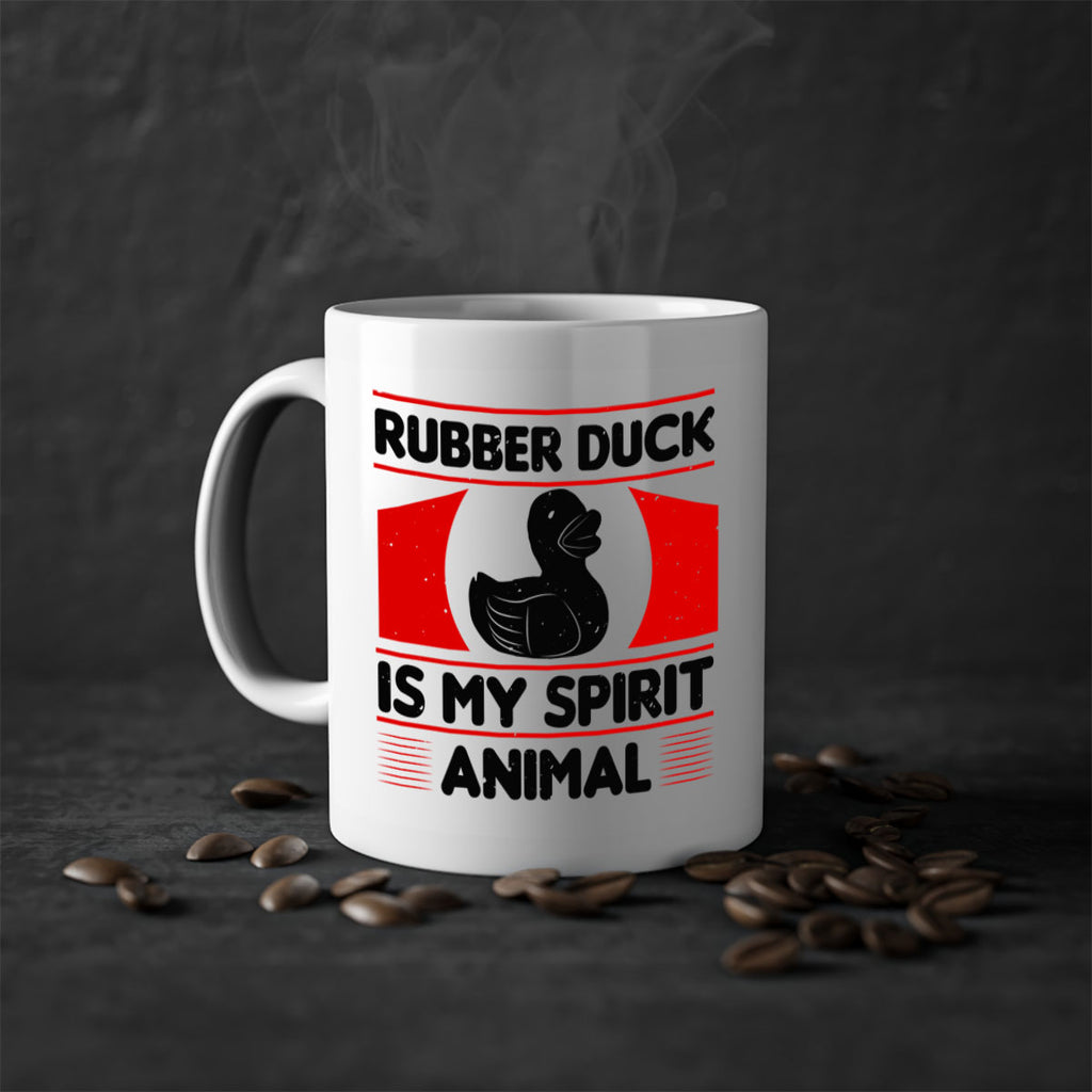 Rubber duck is my spirit animal Style 19#- duck-Mug / Coffee Cup