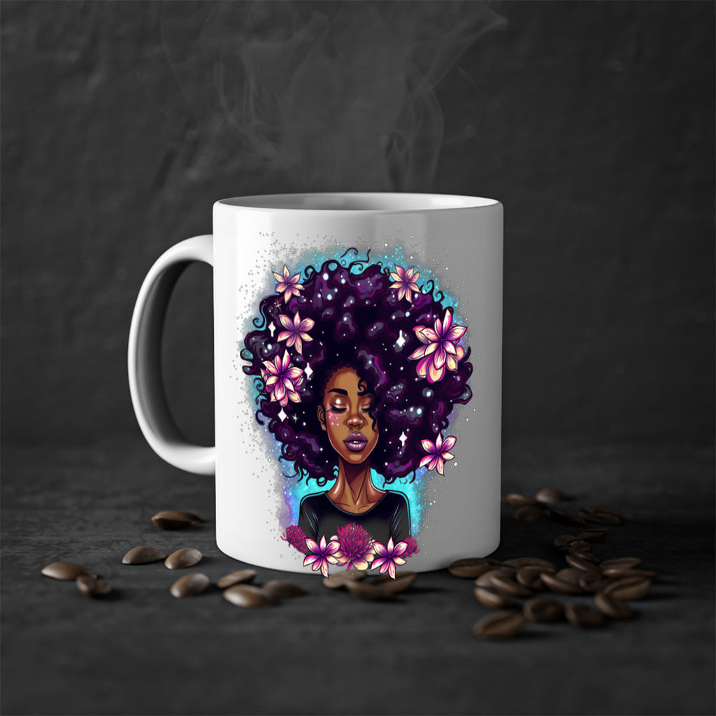 Sparkling Black Girl Design 3#- Black women - Girls-Mug / Coffee Cup