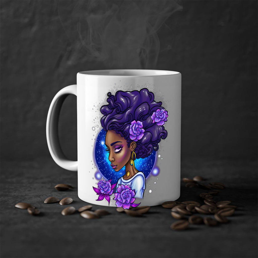 Sparkling Black Girl Design 7#- Black women - Girls-Mug / Coffee Cup