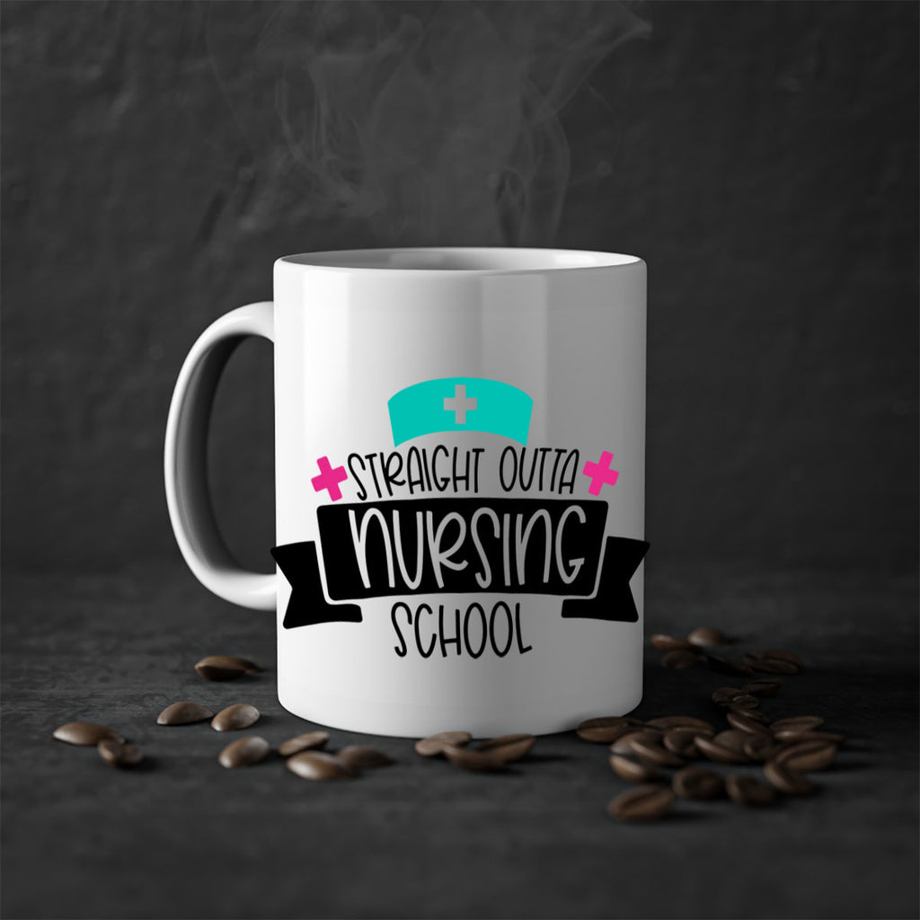 Straight Outta Nursing School Style Style 27#- nurse-Mug / Coffee Cup