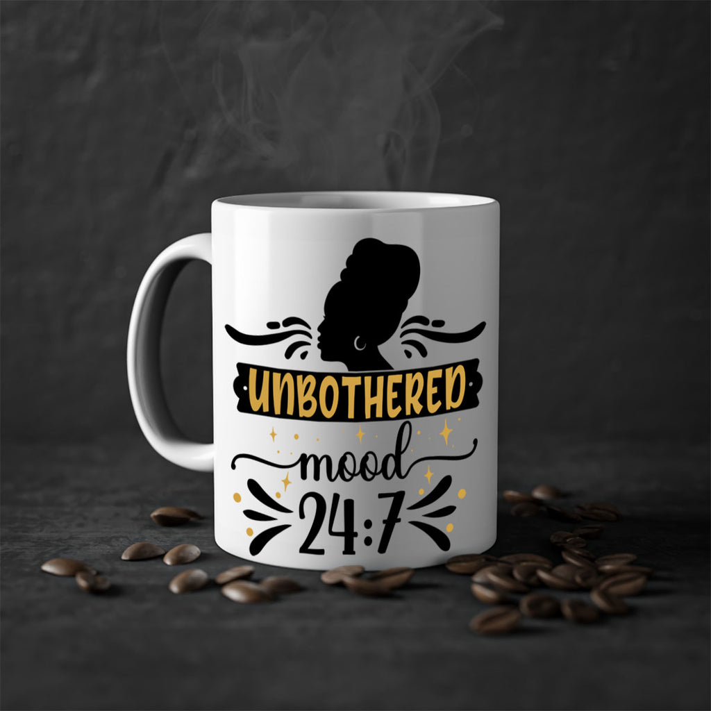Unbothered mood Style 2#- Black women - Girls-Mug / Coffee Cup
