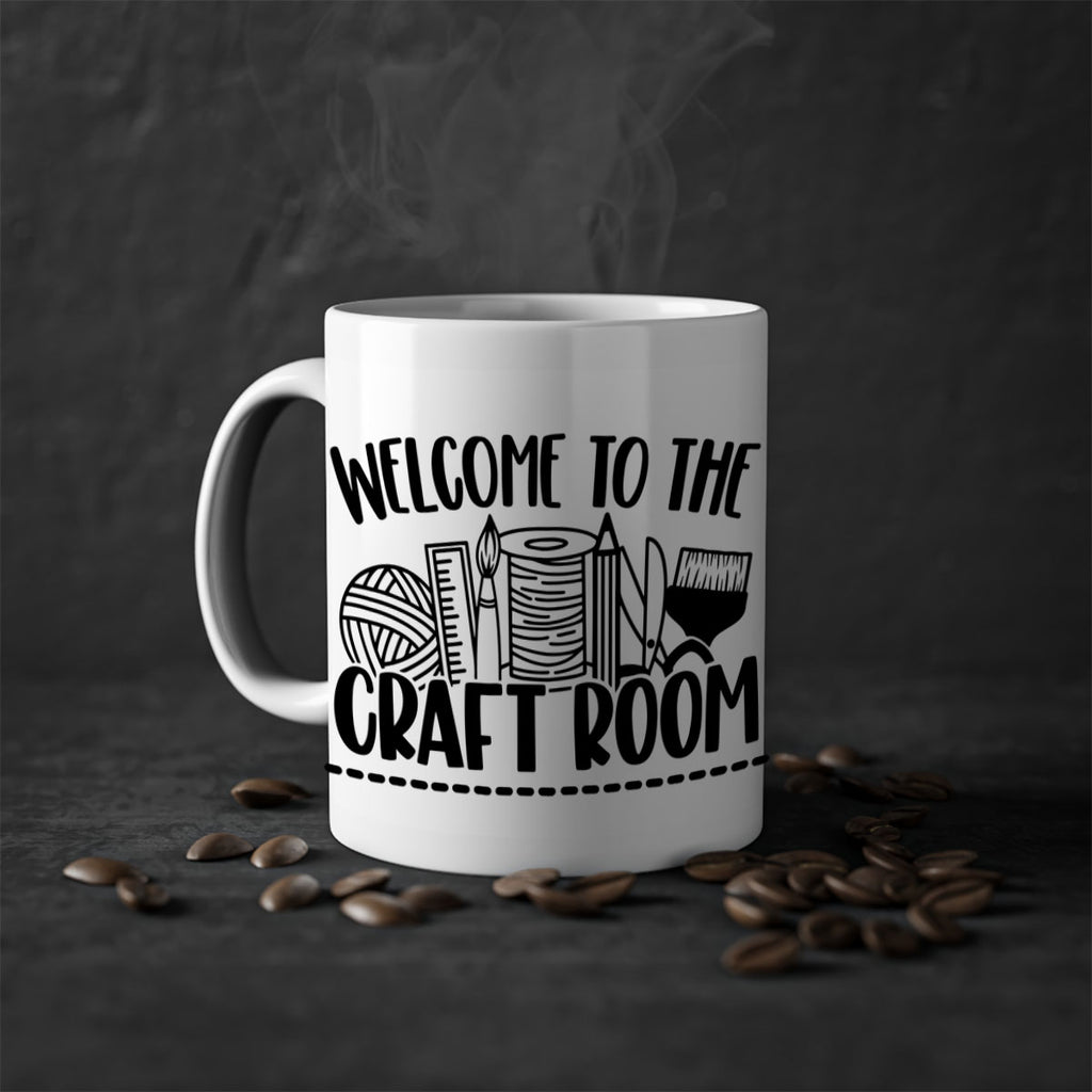 Welcome To the Craft Room 1#- crafting-Mug / Coffee Cup