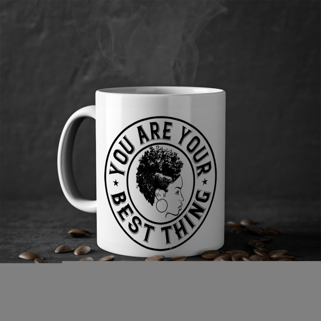 You are your best thing Style 42#- Afro - Black-Mug / Coffee Cup