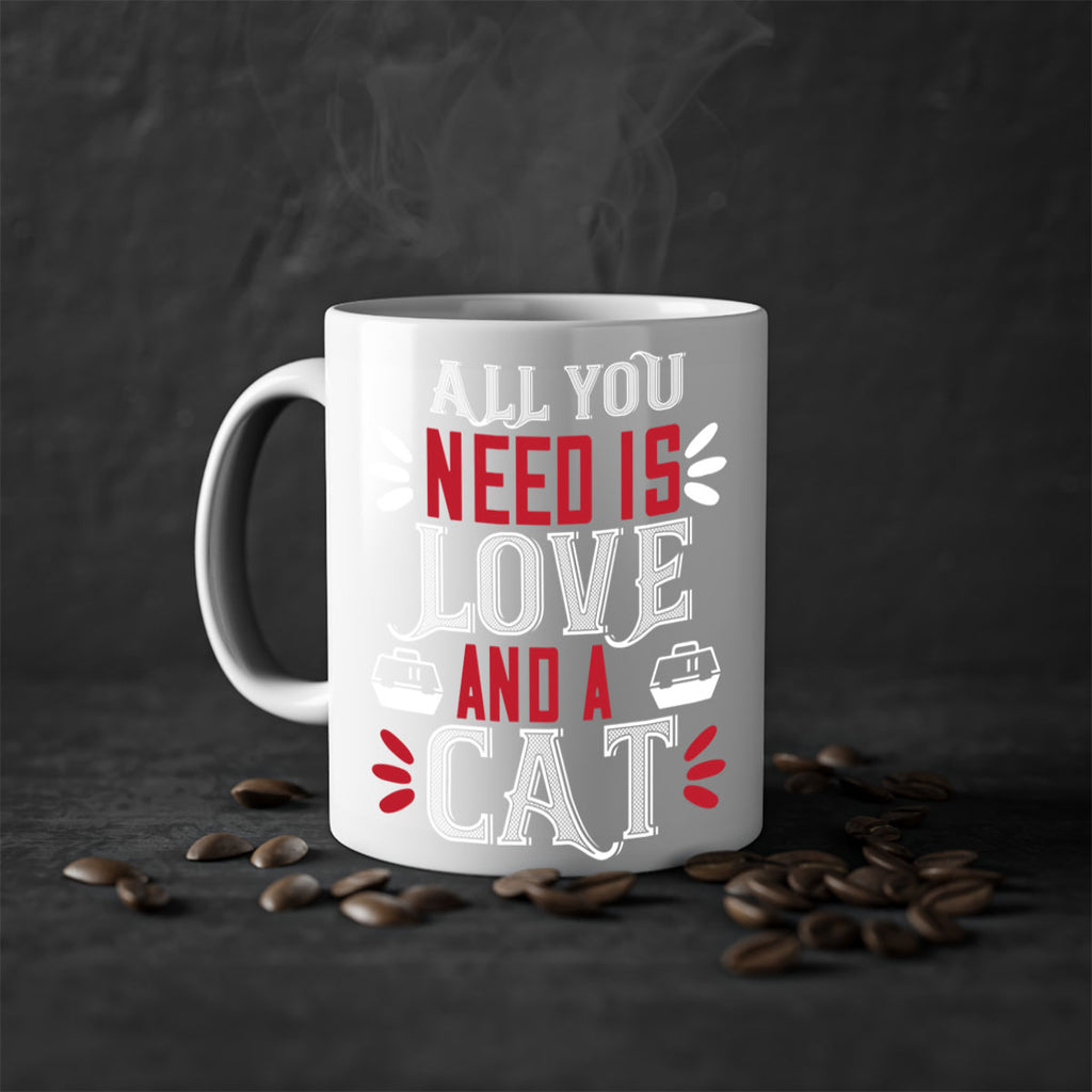 all you need is love Style 27#- cat-Mug / Coffee Cup