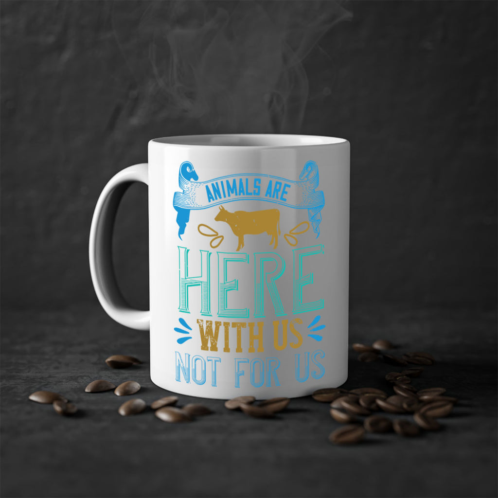 animals are here with us not for us 93#- vegan-Mug / Coffee Cup