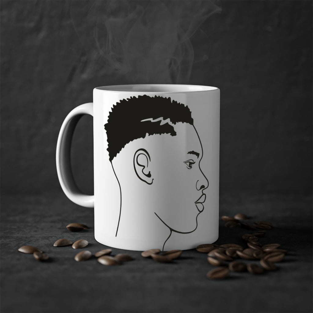 beardman 49#- Black men - Boys-Mug / Coffee Cup