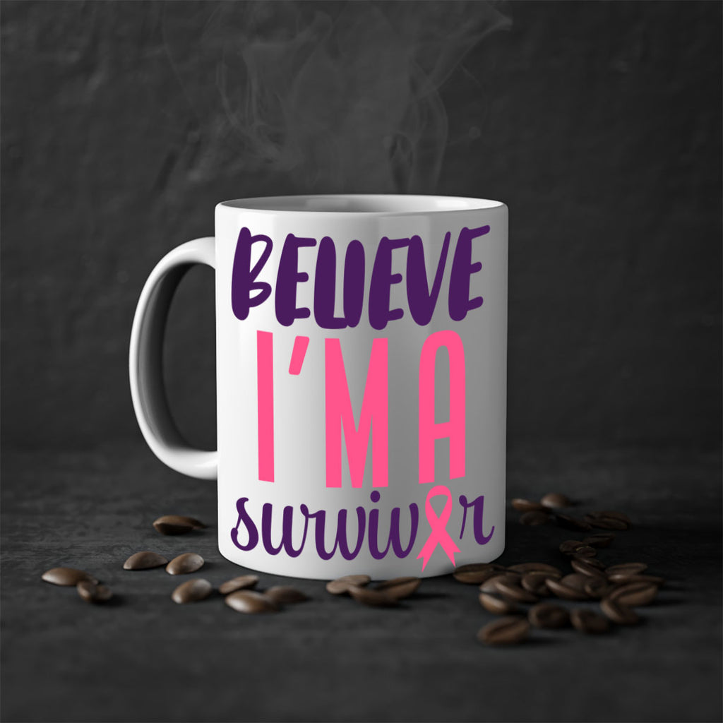 believe im a survivor Style 16#- breast cancer-Mug / Coffee Cup