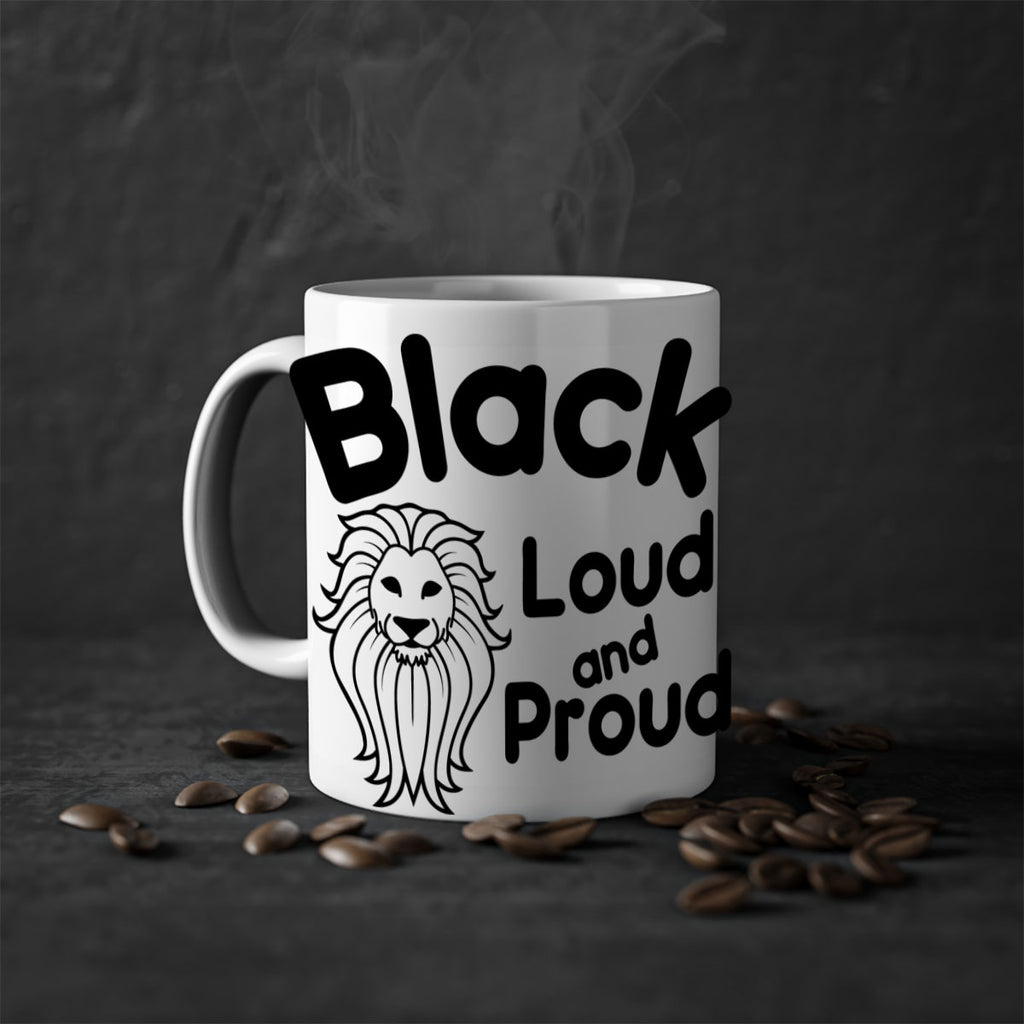 black loud and proud Style 57#- Black women - Girls-Mug / Coffee Cup