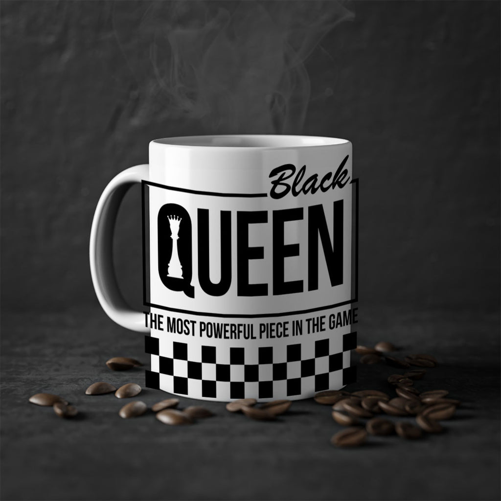 black queen chess checkered 221#- black words - phrases-Mug / Coffee Cup