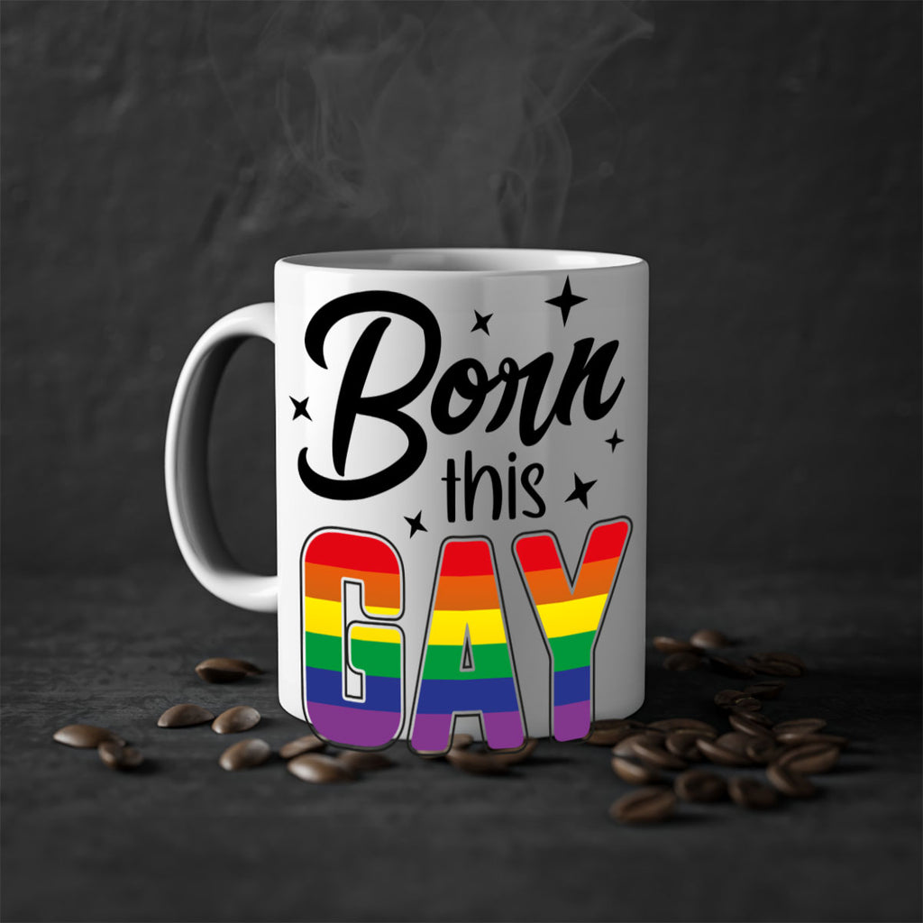 bornthisgay 154#- lgbt-Mug / Coffee Cup