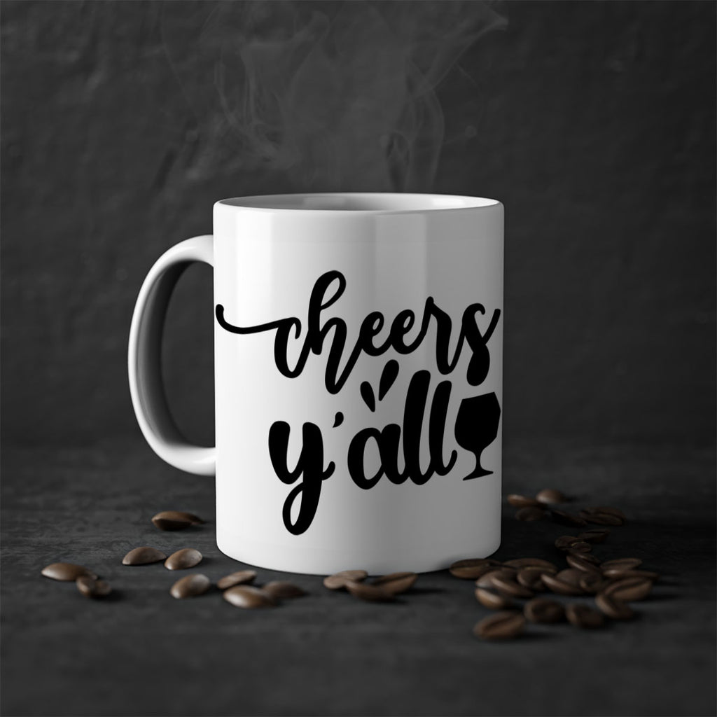 cheers yall 198#- wine-Mug / Coffee Cup