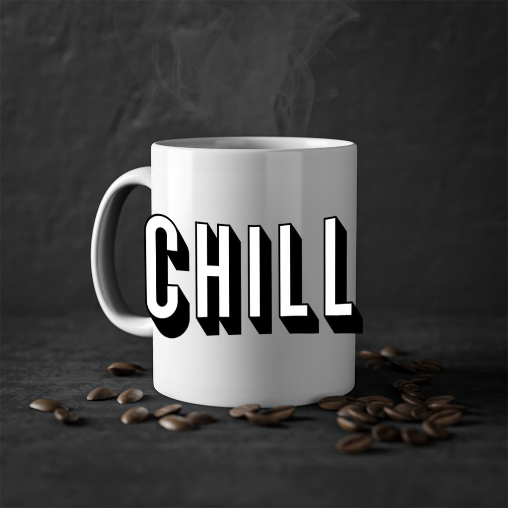 chill netflix 186#- black words - phrases-Mug / Coffee Cup