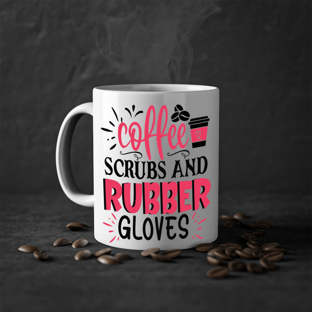 coffee scrubs and rubber gloves Style Style 212#- nurse-Mug / Coffee Cup