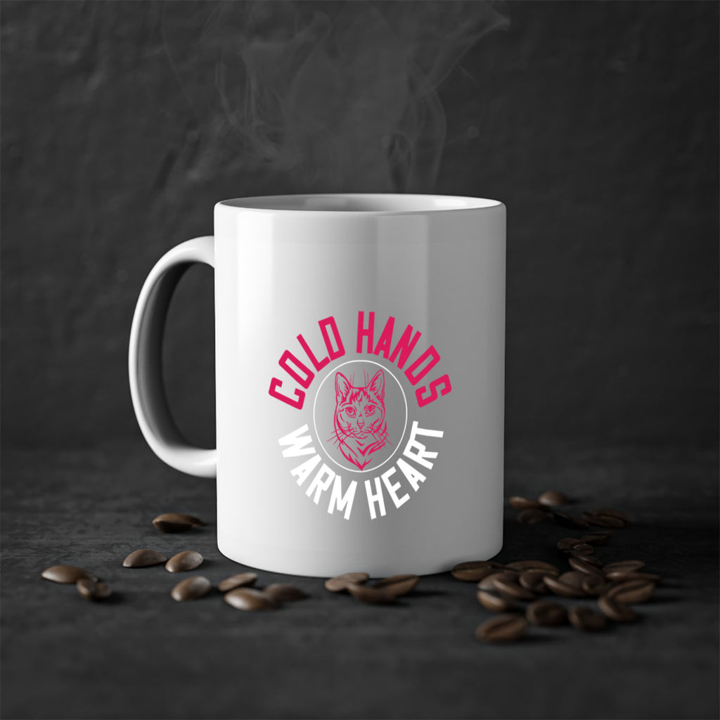 cold hands warm heart Style 42#- cat-Mug / Coffee Cup