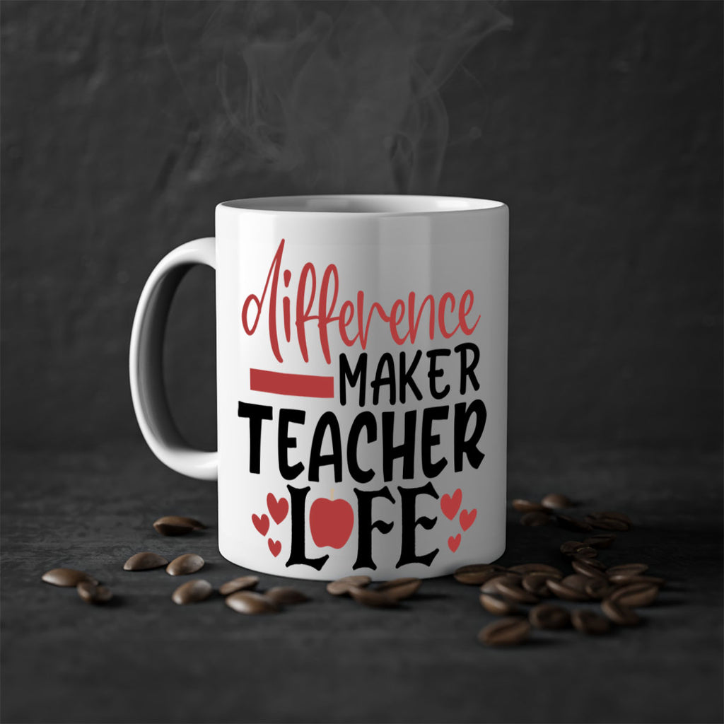 difference maker teacher life Style 184#- teacher-Mug / Coffee Cup
