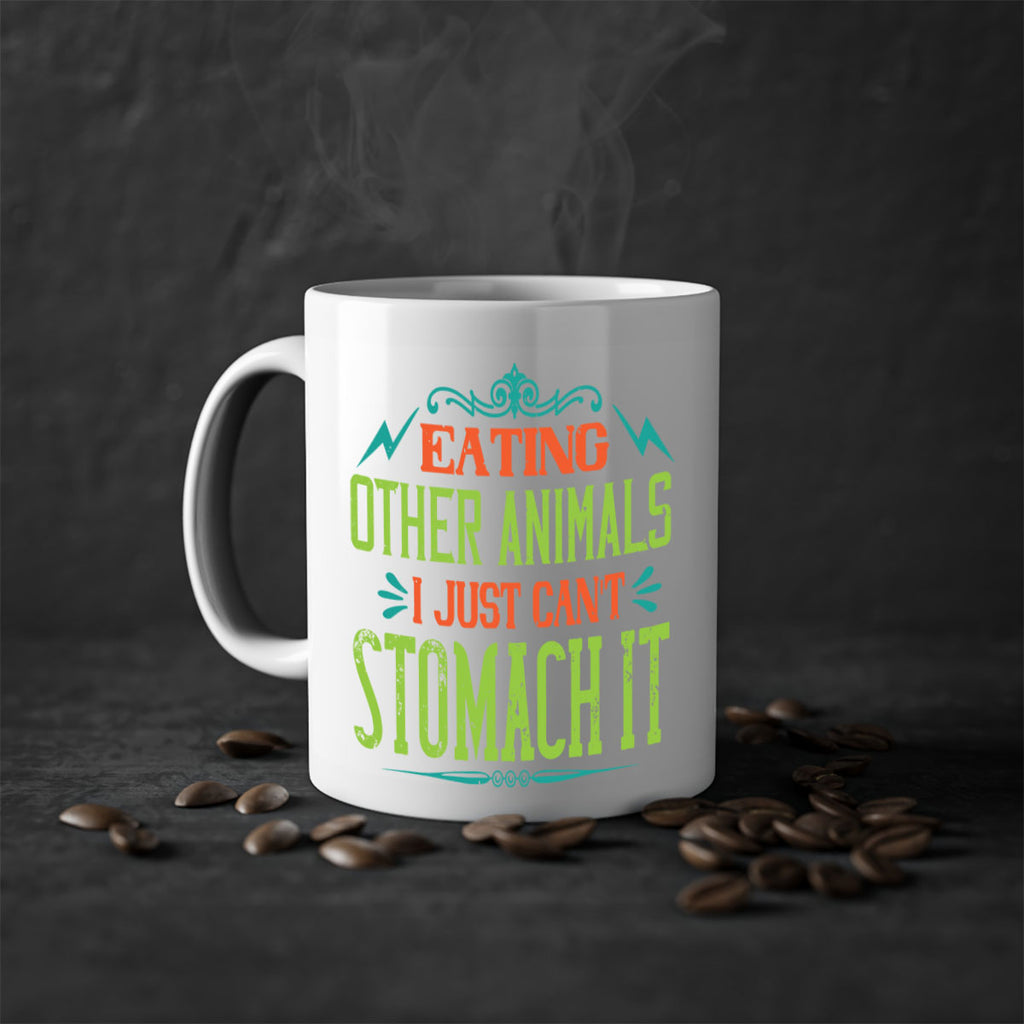 eating other animals 63#- vegan-Mug / Coffee Cup