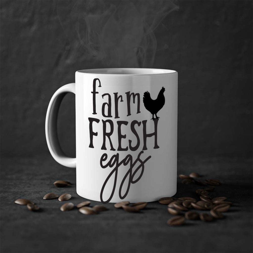 farm fresh eggs 102#- kitchen-Mug / Coffee Cup