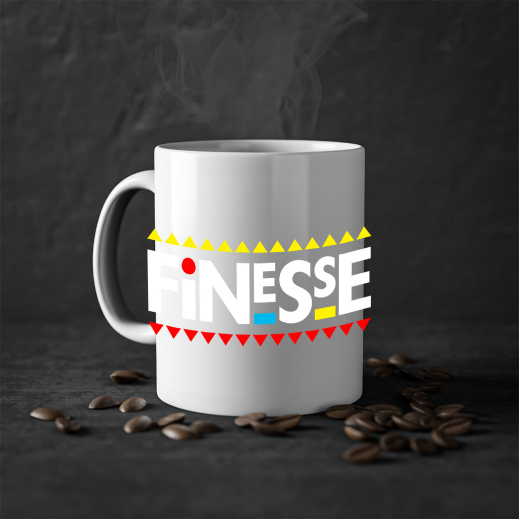 finesse 155#- black words - phrases-Mug / Coffee Cup