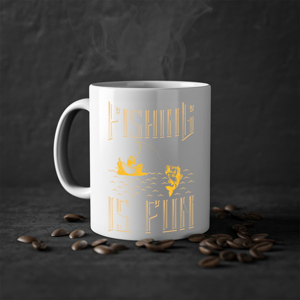 fishing is 269#- fishing-Mug / Coffee Cup