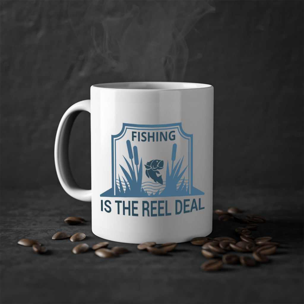 fishing is the real deal 138#- fishing-Mug / Coffee Cup