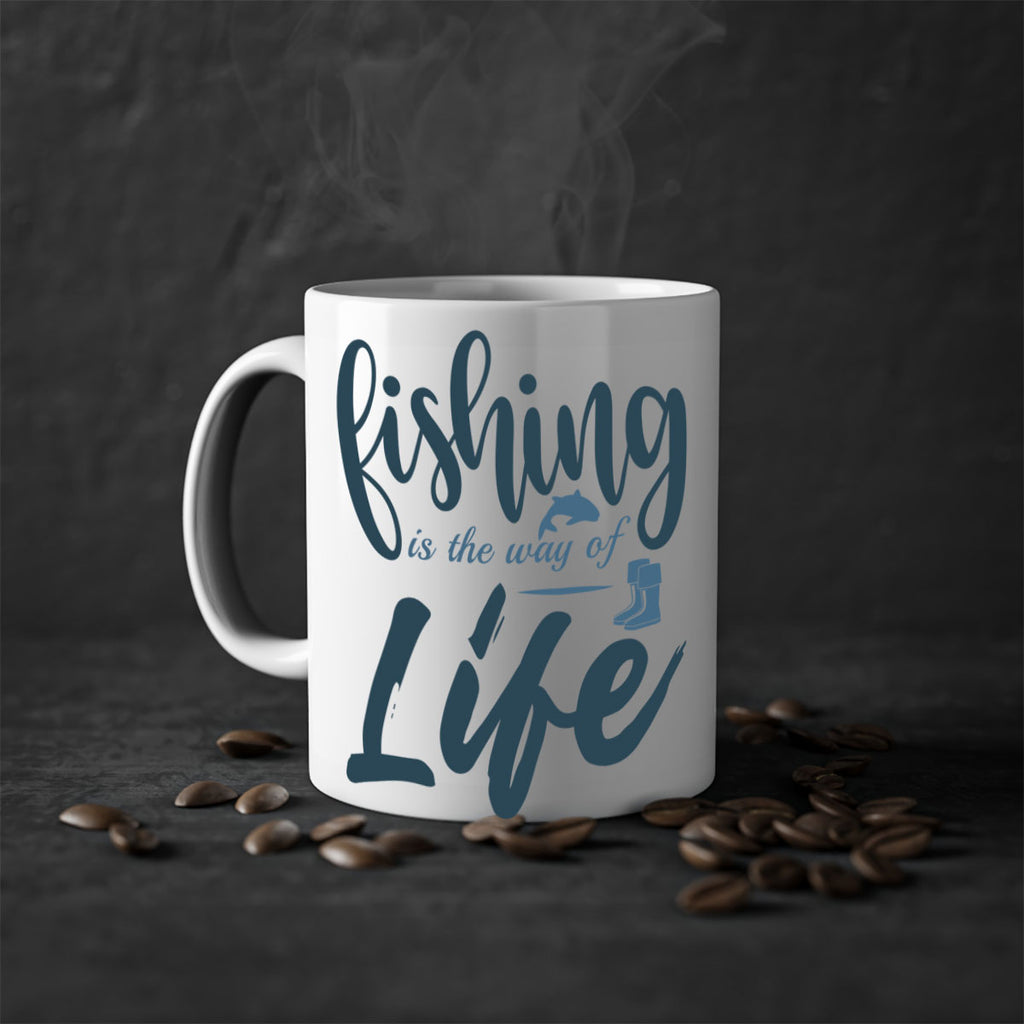 fishing is the way 137#- fishing-Mug / Coffee Cup