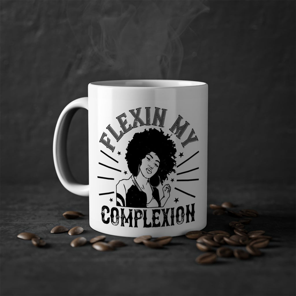 flexin my complexion Style 34#- Afro - Black-Mug / Coffee Cup
