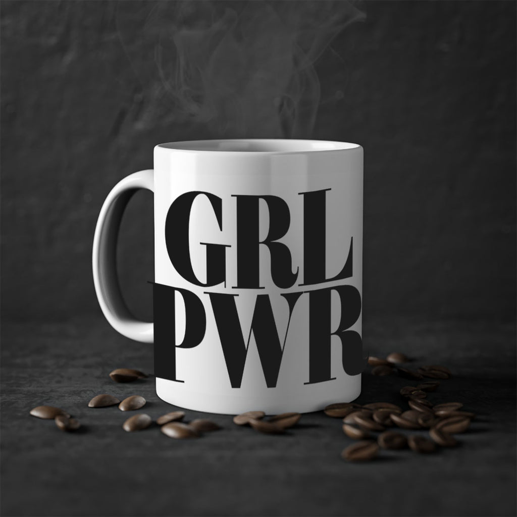 grl pwr 141#- black words - phrases-Mug / Coffee Cup