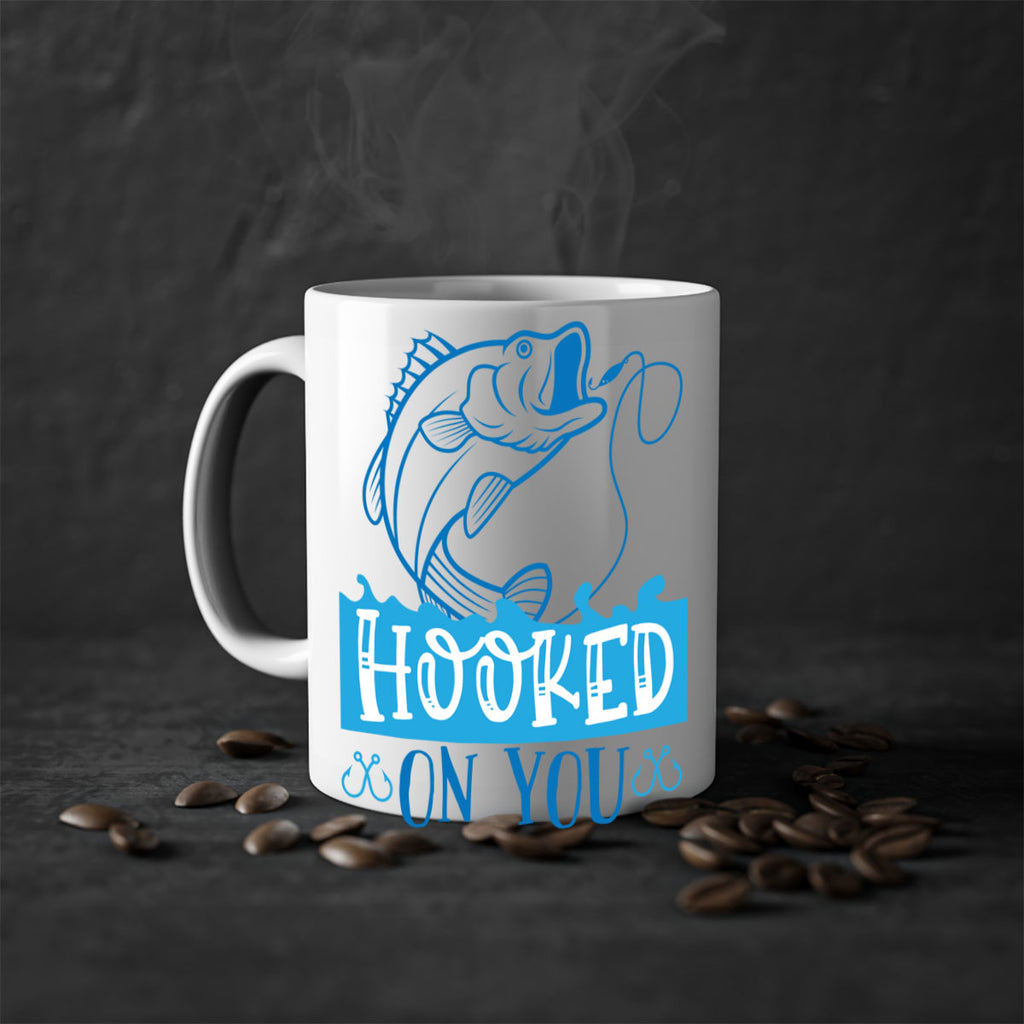 hooked on you 214#- fishing-Mug / Coffee Cup