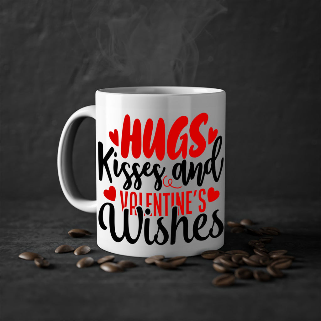 hugs kisses and valentines wishes 78#- valentines day-Mug / Coffee Cup