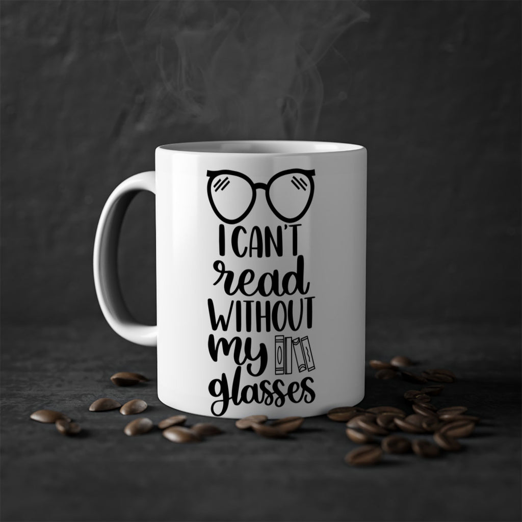 i cant read without 38#- Reading - Books-Mug / Coffee Cup