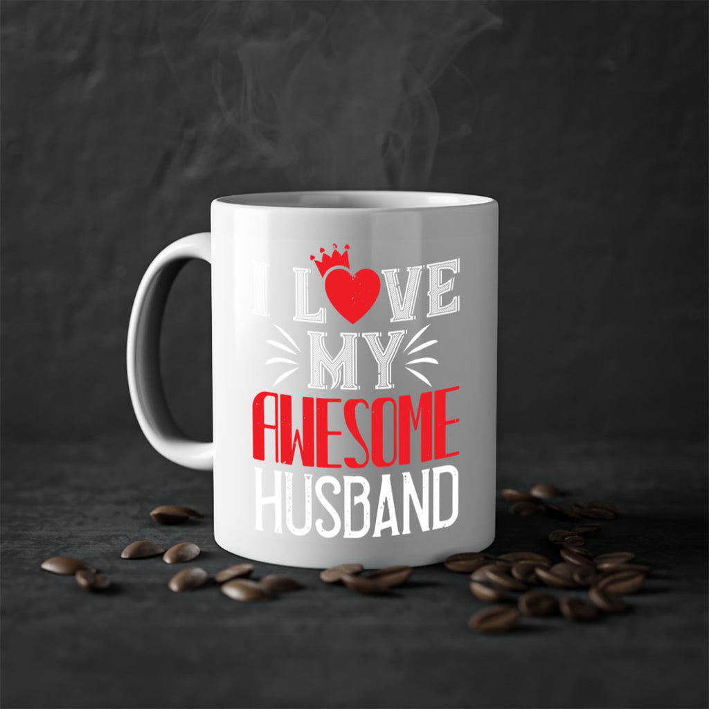 i love my awesome husband 56#- valentines day-Mug / Coffee Cup