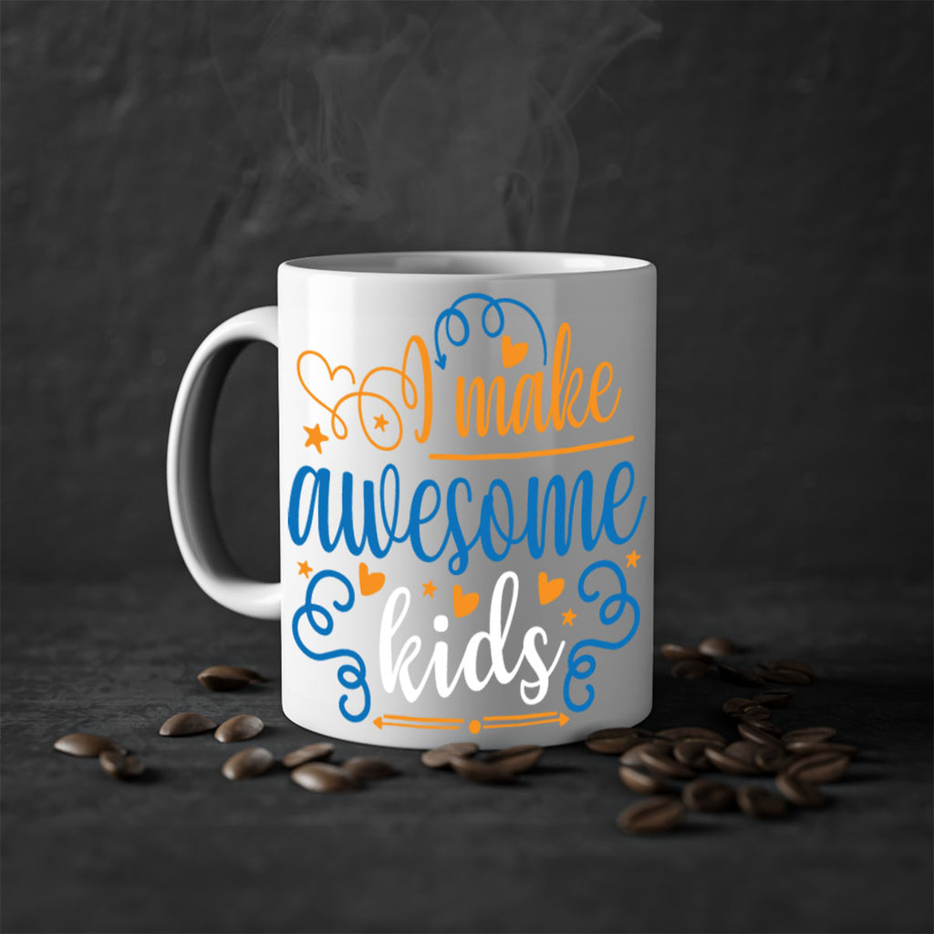i make awesome kids 88#- fathers day-Mug / Coffee Cup