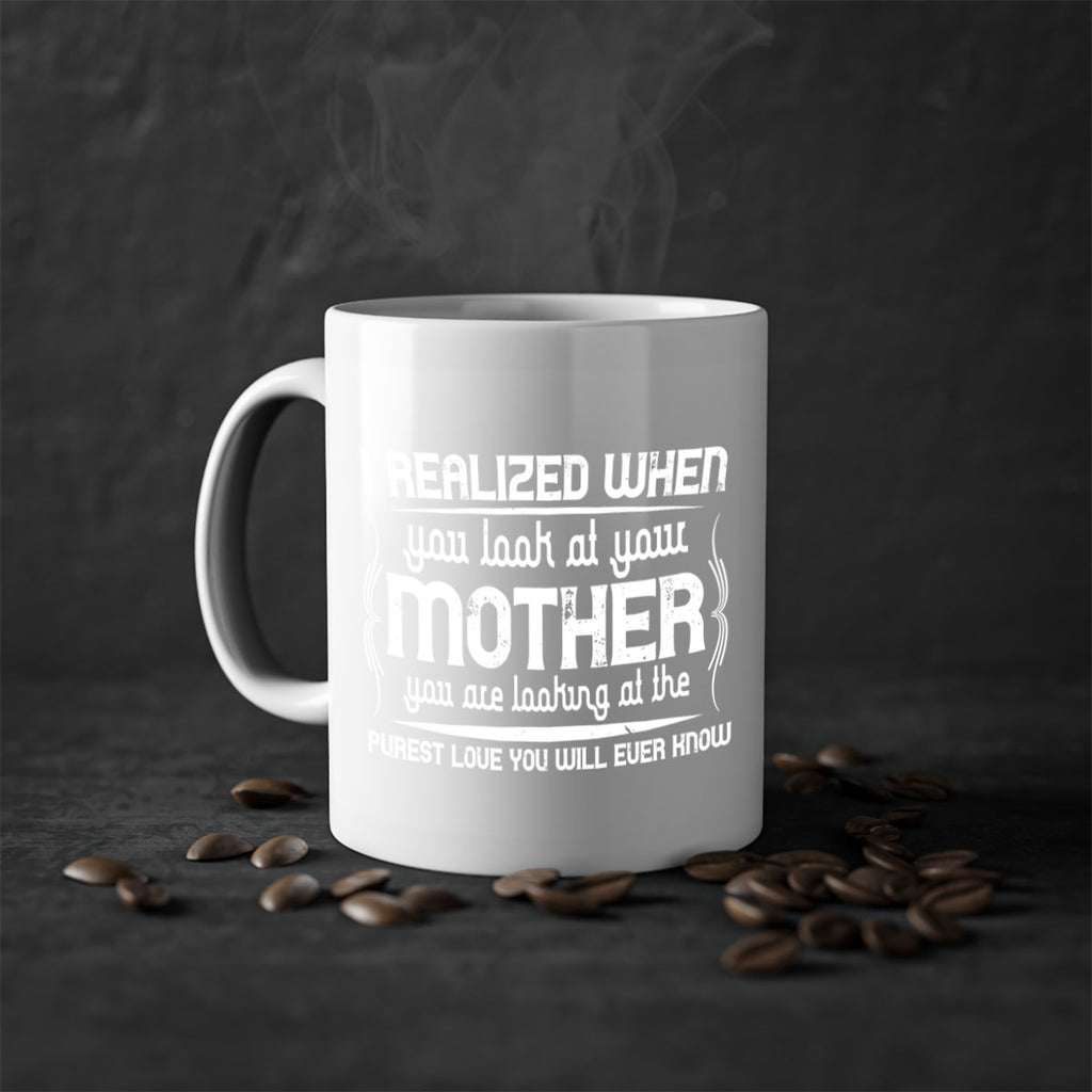 i realized when 154#- mom-Mug / Coffee Cup