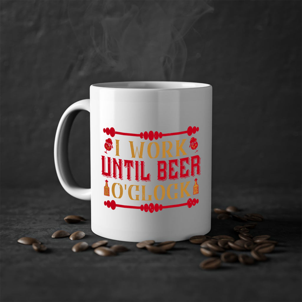 i work until beer oclock 41#- drinking-Mug / Coffee Cup