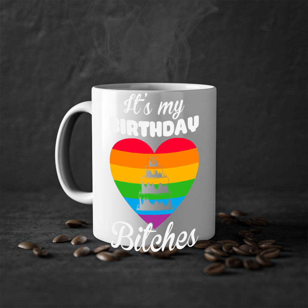 its my birthday lgbt happy lgbt 115#- lgbt-Mug / Coffee Cup