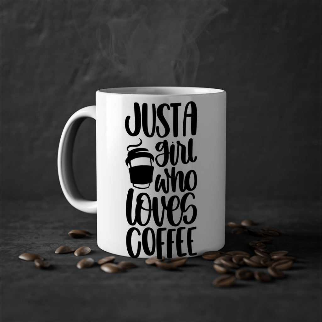 just a girl who loves coffee 86#- coffee-Mug / Coffee Cup