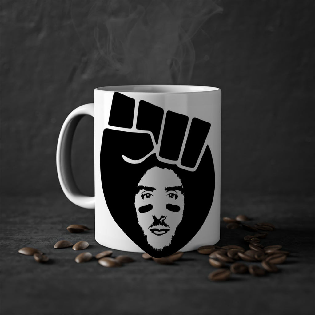 kaepernick fist hair 22#- Black men - Boys-Mug / Coffee Cup