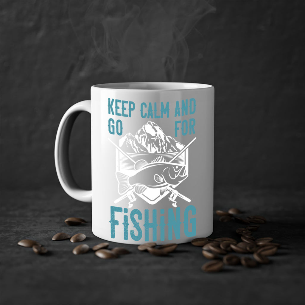 keep calm and go for fishing 247#- fishing-Mug / Coffee Cup