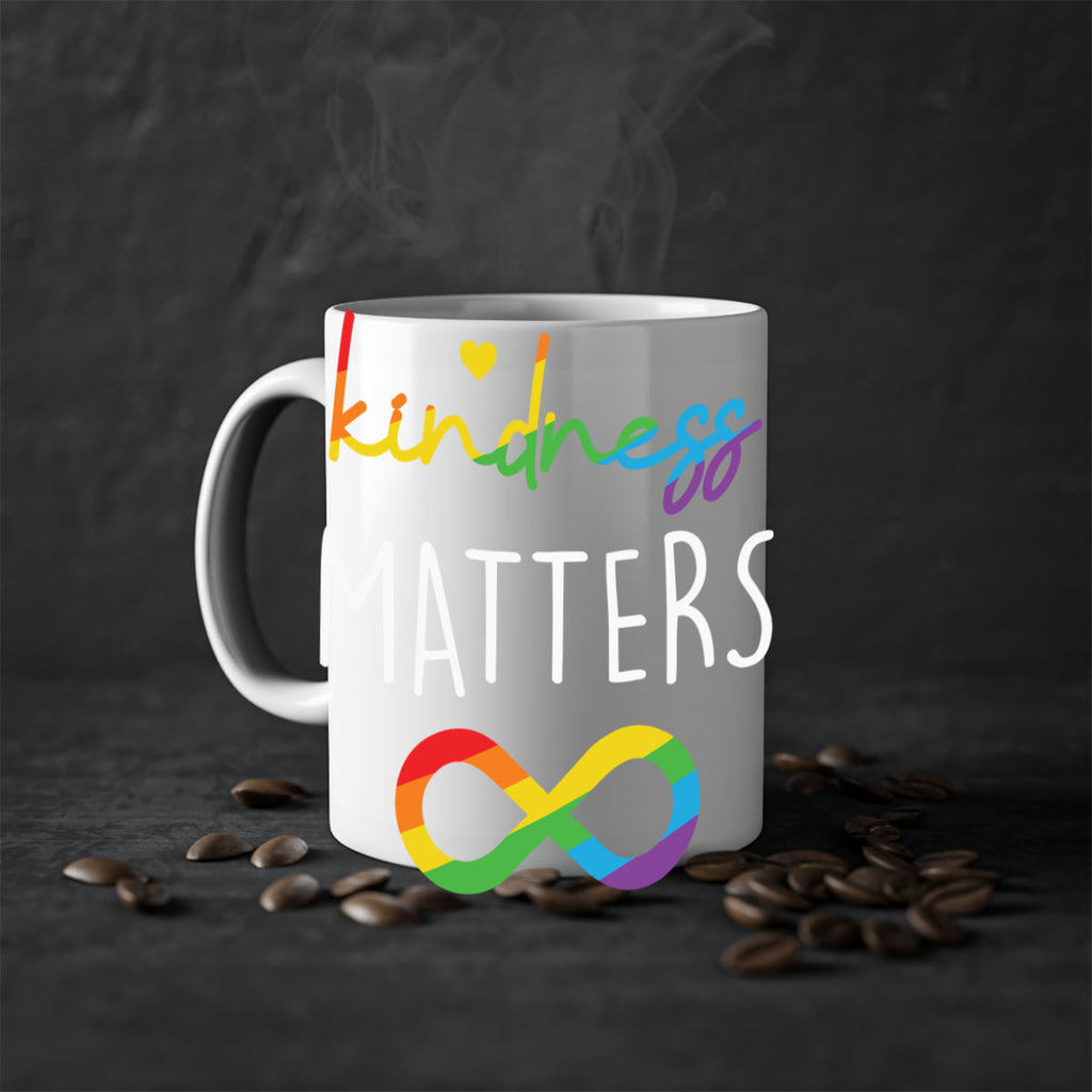 kindness matters infinity lgbt lgbt 109#- lgbt-Mug / Coffee Cup