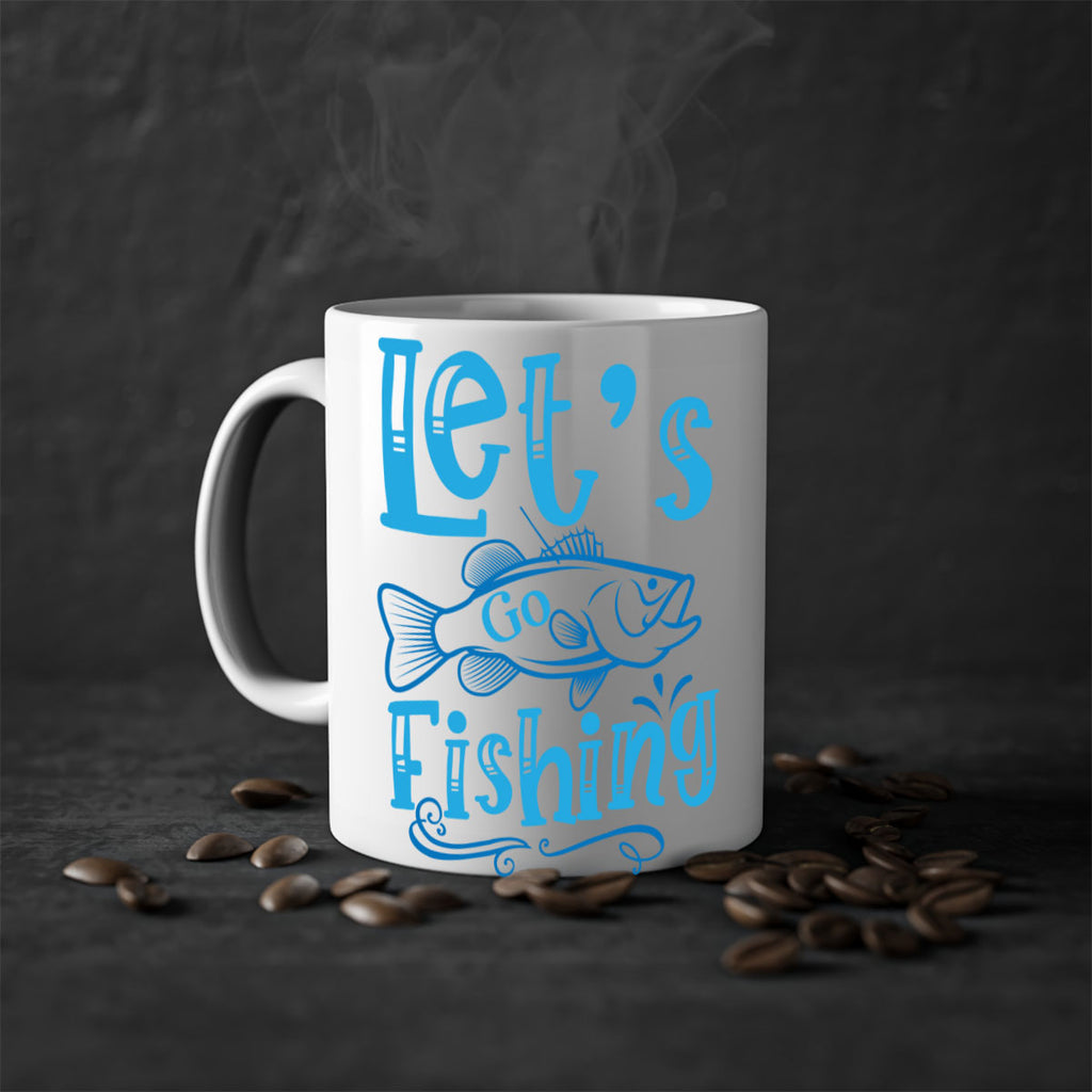 lets go fishing 205#- fishing-Mug / Coffee Cup