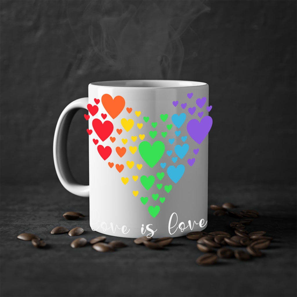 lgbt heart shape by heart 103#- lgbt-Mug / Coffee Cup